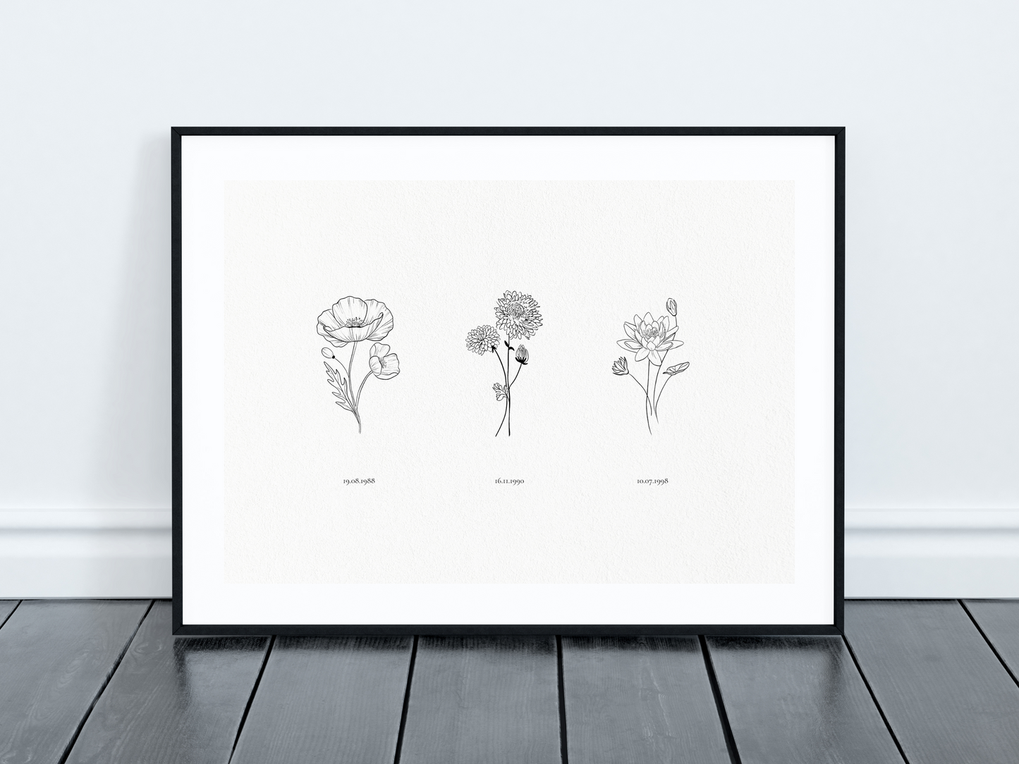 Kindred Birth Flower Art Print