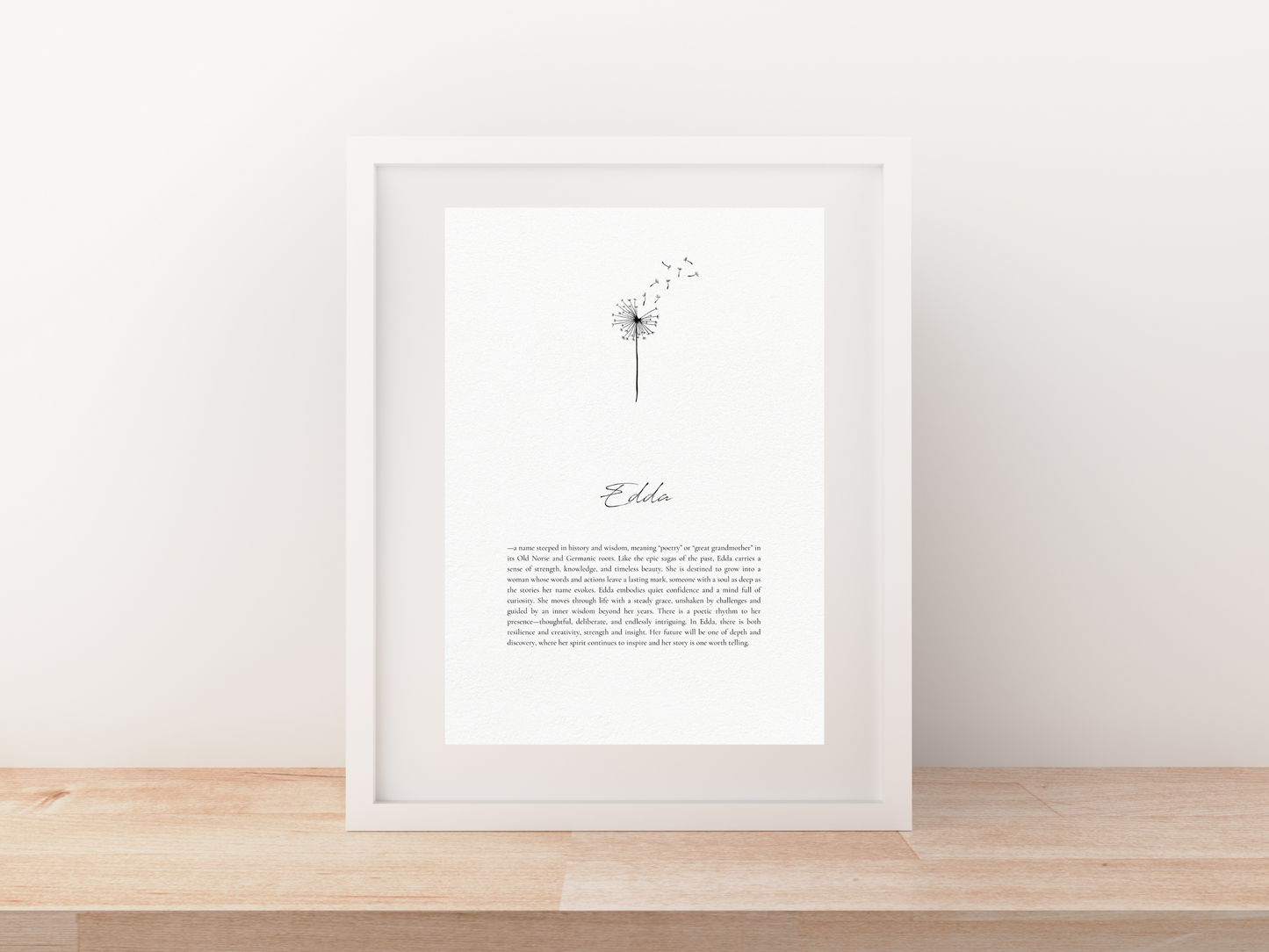 Custom Namesake | Dandelion