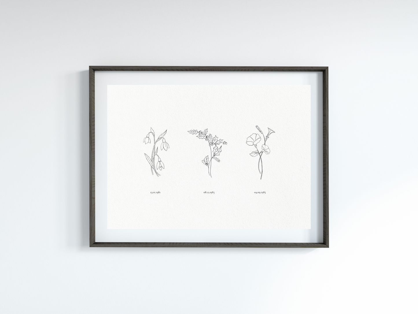 Kindred Birth Flower Art Print