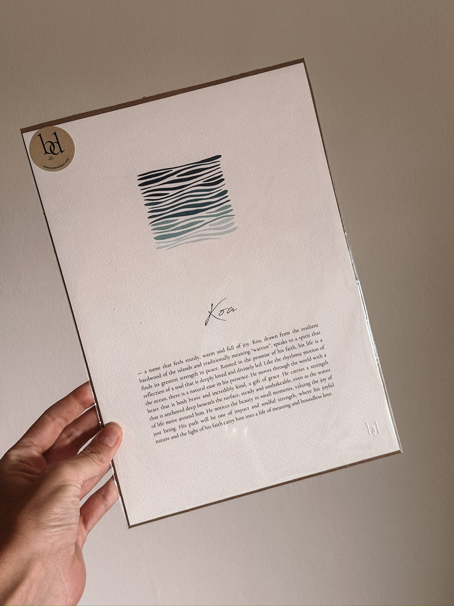 Custom Namesake | Waves