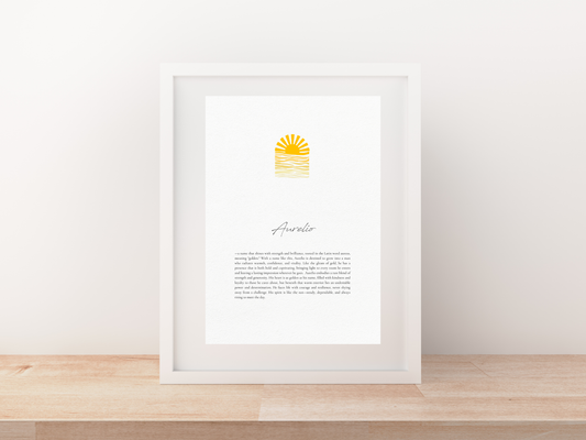 Custom Namesake | Sunrise